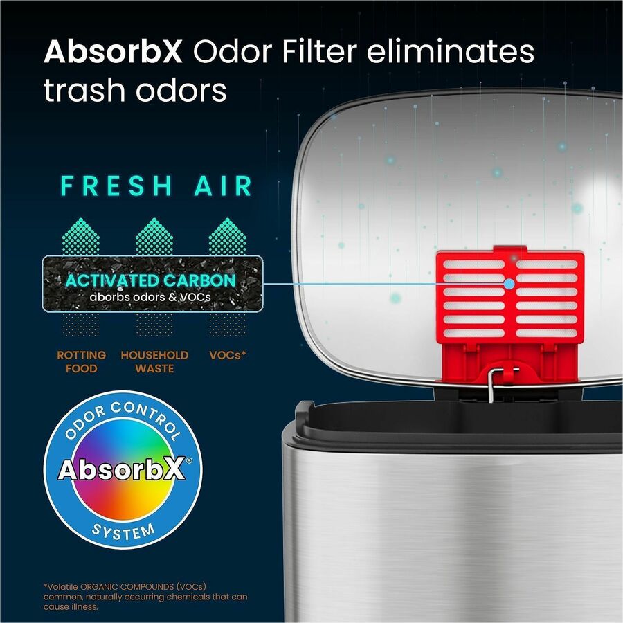 HLS Commercial Fire-Rated Soft Step Trash Can - Alternate-Image3