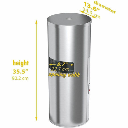 HLS Commercial Gym Wipe Dispenser 9-Gallon Trash Can - Alternate-Image5