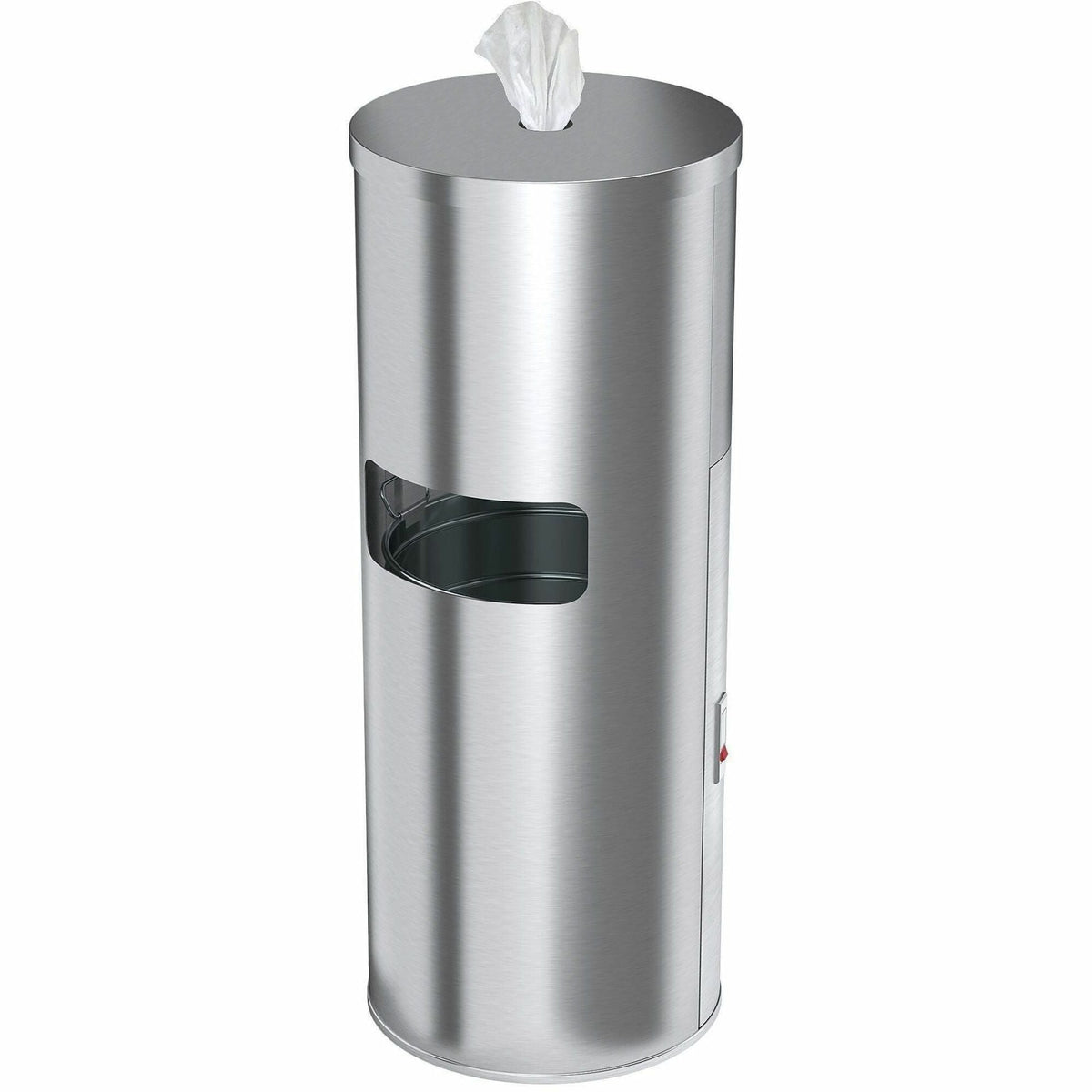 HLS Commercial Gym Wipe Dispenser 9-Gallon Trash Can - 2000