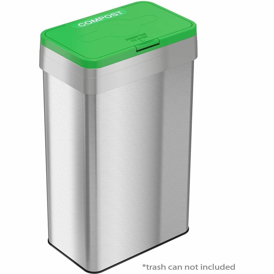 HLS Commercial Rectangular Open Top Compost Bin/Lid - Alternate-Image2