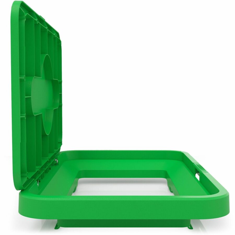 HLS Commercial Rectangular Open Top Compost Bin/Lid - Right