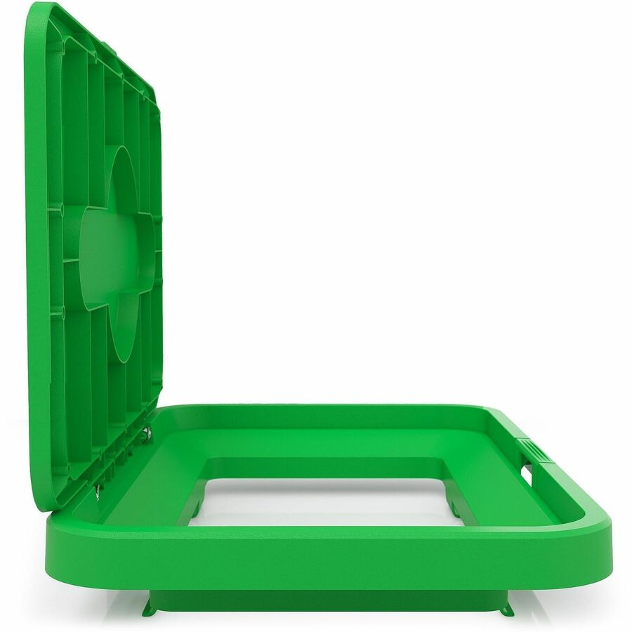 HLS Commercial Rectangular Open Top Compost Bin/Lid - Alternate-Image4