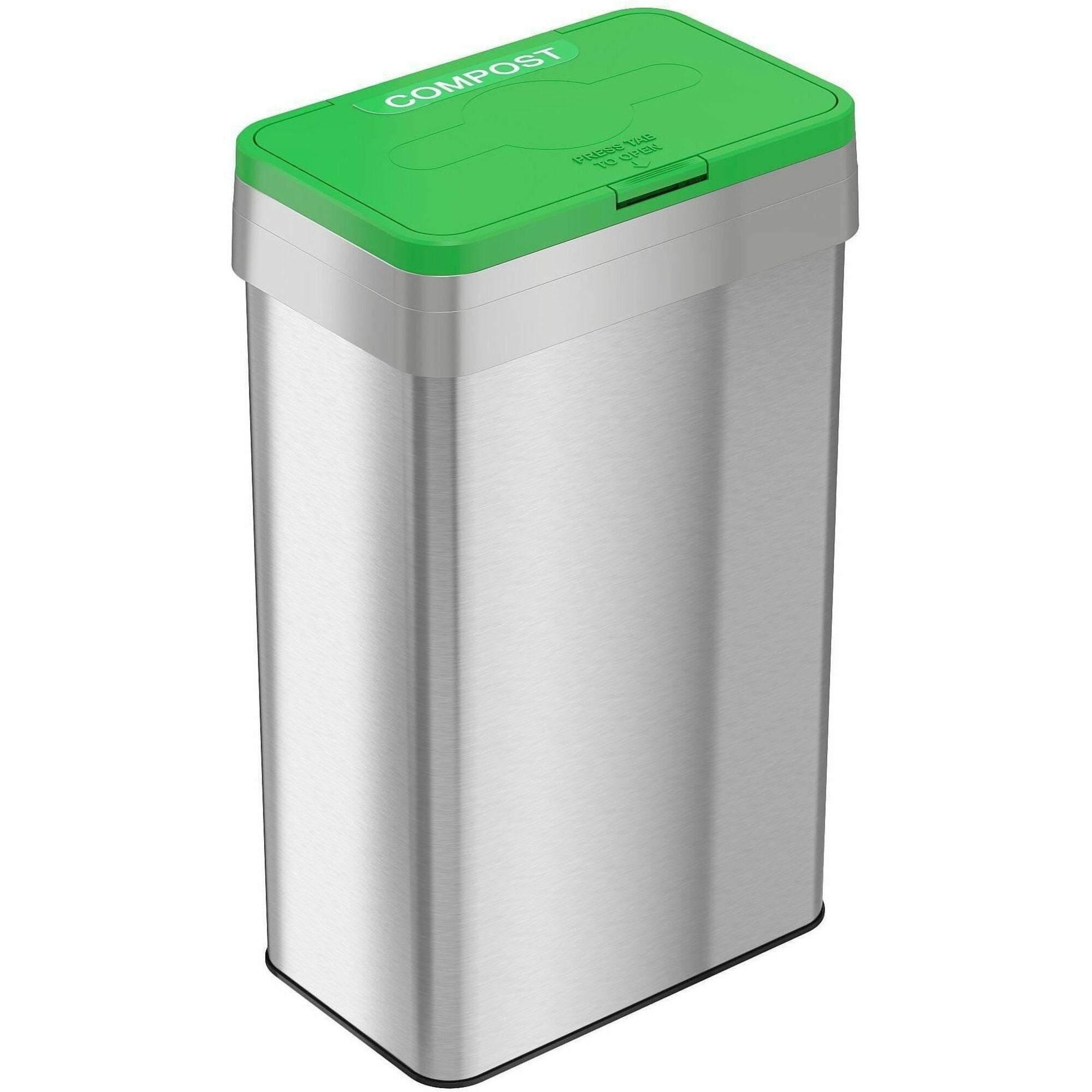 HLS Commercial Rectangular Open Top Compost Bin/Lid - 2000