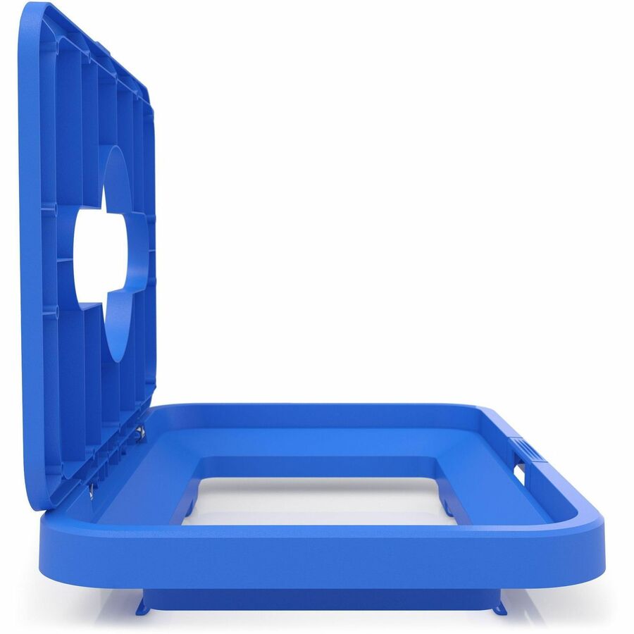 HLS Commercial Rectangular Open Top Recycle Bin/Lid - Top