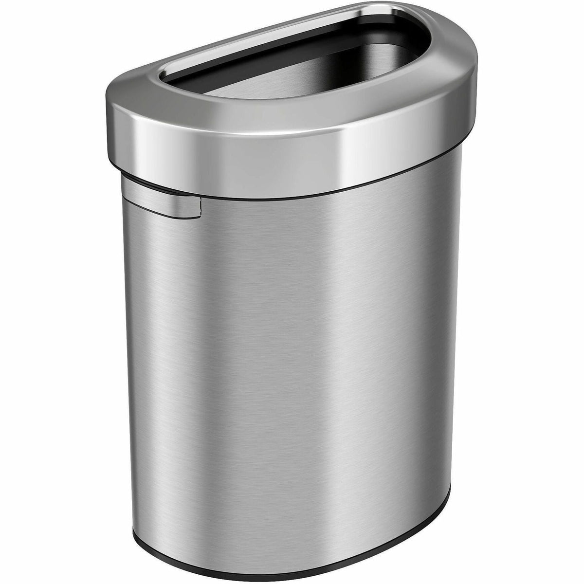 HLS Commercial Semi-Round Open Top Trash Can - 2000