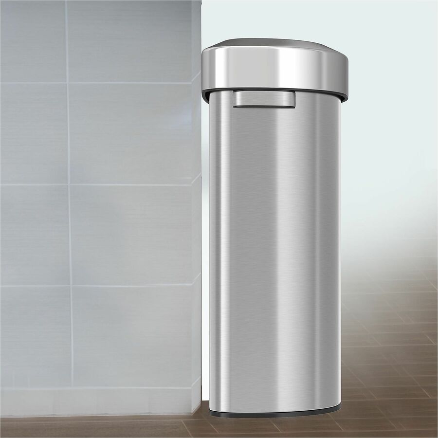 HLS Commercial Semi-Round Open Top Trash Can - Alternate-Image4