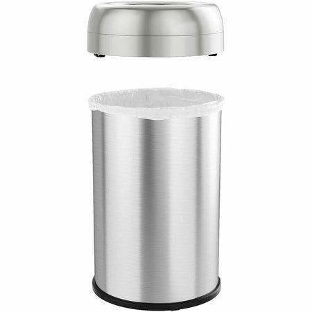 HLS Commercial Stainless Steel Open Top Trash Can - Alternate-Image2