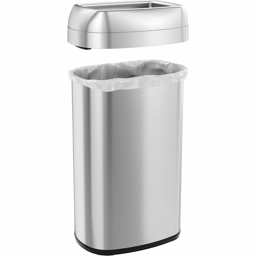 HLS Commercial Stainless Steel Open Top Trash Can - Alternate-Image4