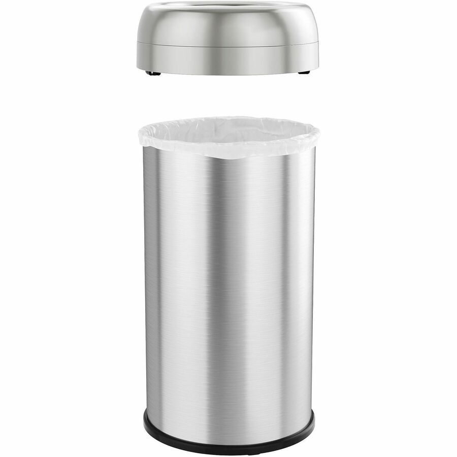 HLS Commercial Stainless Steel Open Top Trash Can - Alternate-Image2