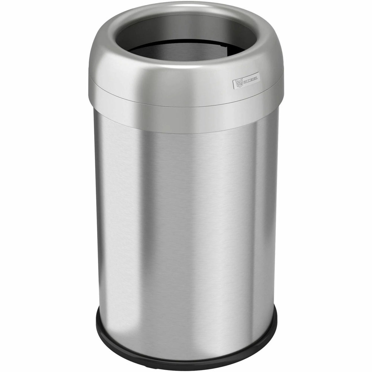 HLS Commercial Stainless Steel Trash Can - 13 gal Capacity - Heavy Duty & Easy to Clean - Waste Containers Lids