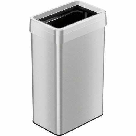 HLS Stainless Steel Bin Receptacle: 18 gal Deodorizer - Fingerprint Proof - Waste Containers & Lids