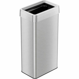 HLS Stainless Steel Bin Receptacle: 21 gal Capacity Deodorizer Fingerprint Proof - Waste Containers & Lids