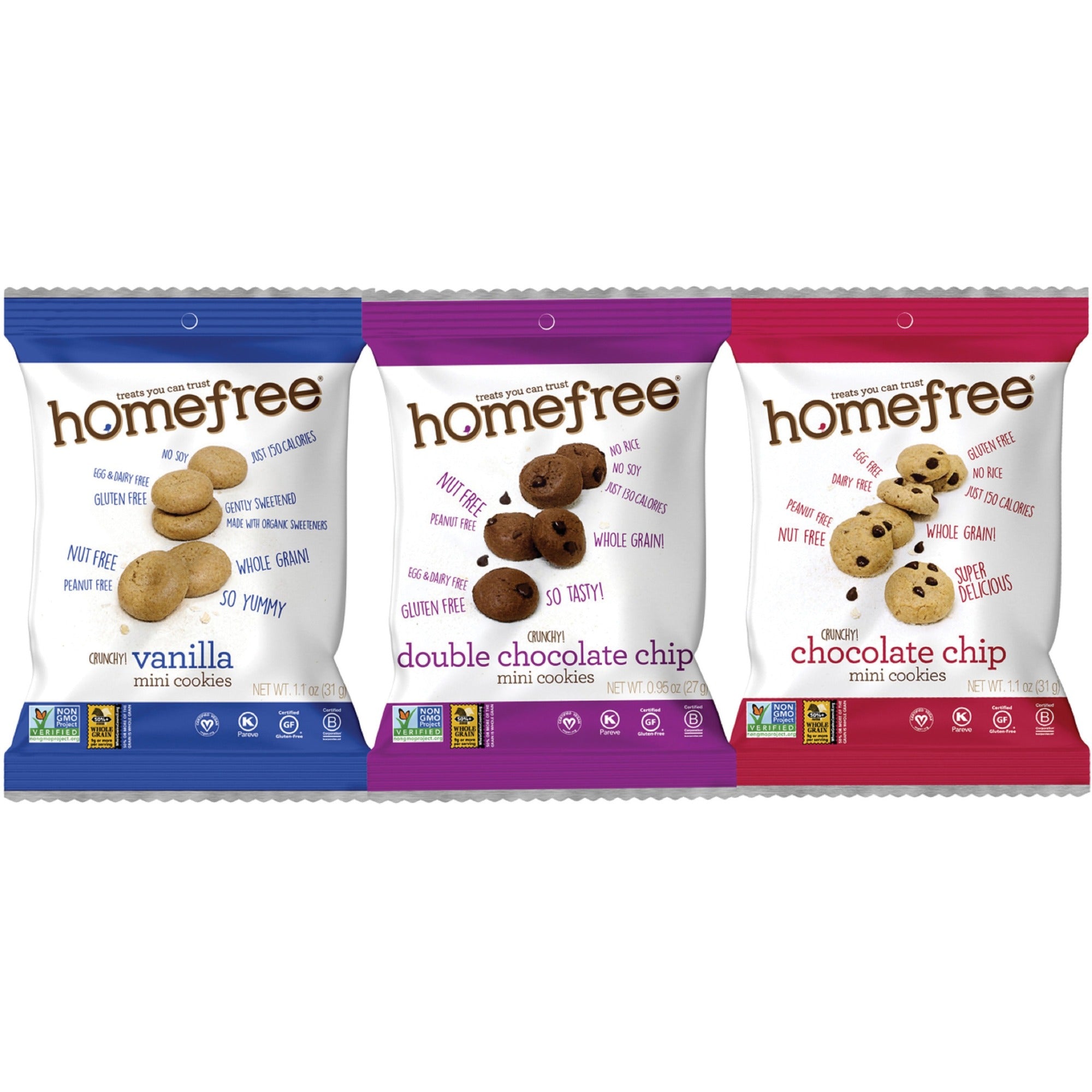 Homefree Mini Cookie Variety Pack - 2000
