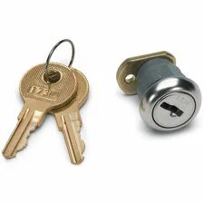 HON Vertical File Lock Kit - Chrome - & Storage Accessories
