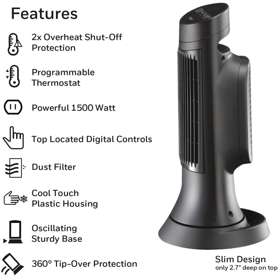 Honeywell Digital Ceramic Compact Heater - Alternate-Image2
