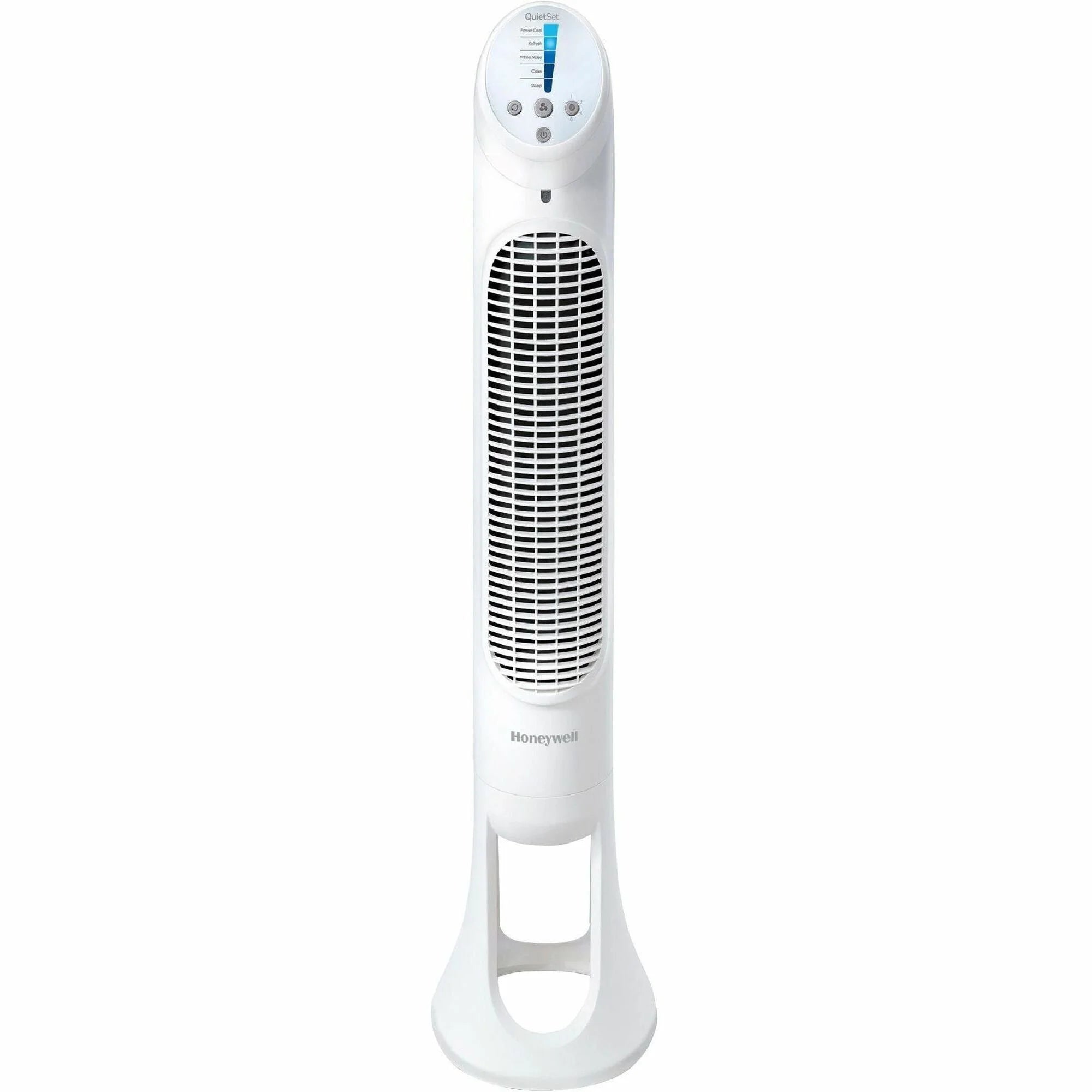 Honeywell QuietSet 5 Tower Fan: 5-Speed Oscillating with Remote & Timer - Fans