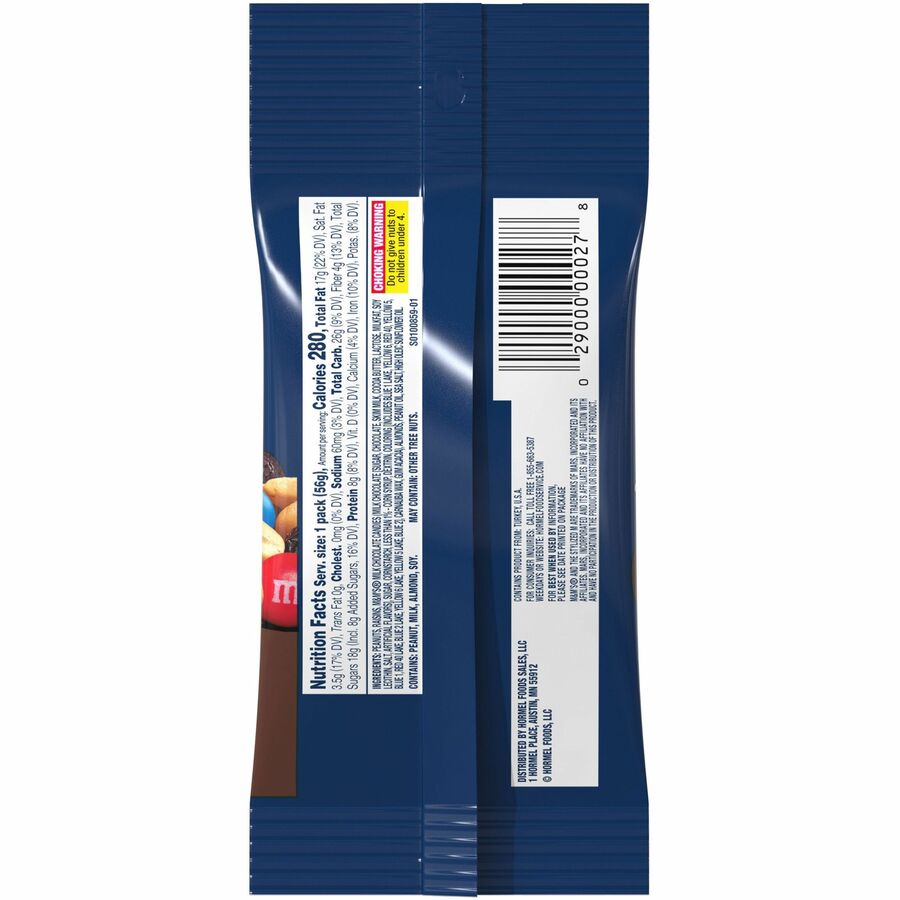 Hormel Foods Nuts & Chocolate Trail Mix - Rear