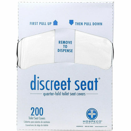 Hospeco Recycled Paper Toilet Seat Covers - Eco-Friendly Solution for Public Toilets