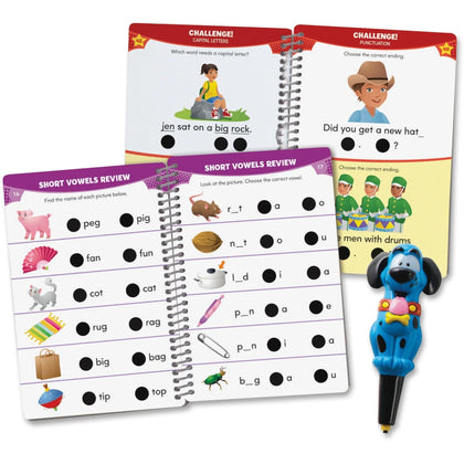 Hot Dots Kindergarten Reading Set: Interactive Education Book - Learning Books & Activities