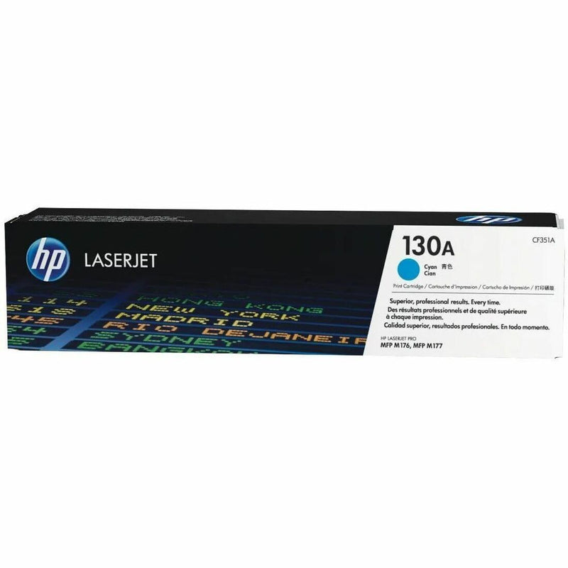 HP 130A Original Laser Toner Cartridge - Cyan - 1 Each - 1100