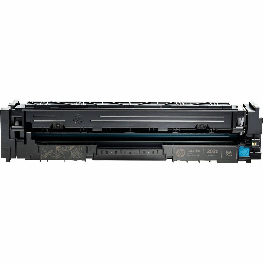 HP 202X (CF501X) Original High Yield Laser Toner Cartridge - Cyan - 1 Each - Alternate-Image1
