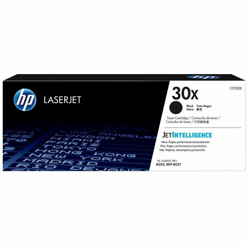 HP 30X (CF230X) Original High Yield Laser Toner Cartridge - Single Pack - Black - 1 Each - 1500