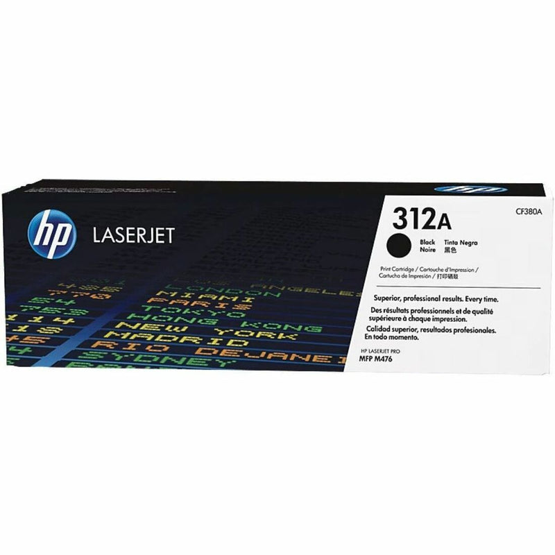 HP 312A Original Laser Toner Cartridge - Black - 1 Each - 1100