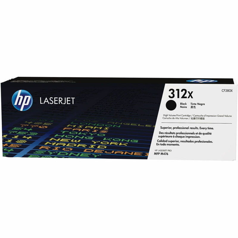 HP 312X (CF380X) Original Laser Toner Cartridge - Single Pack - Black - 1 Each - 1500