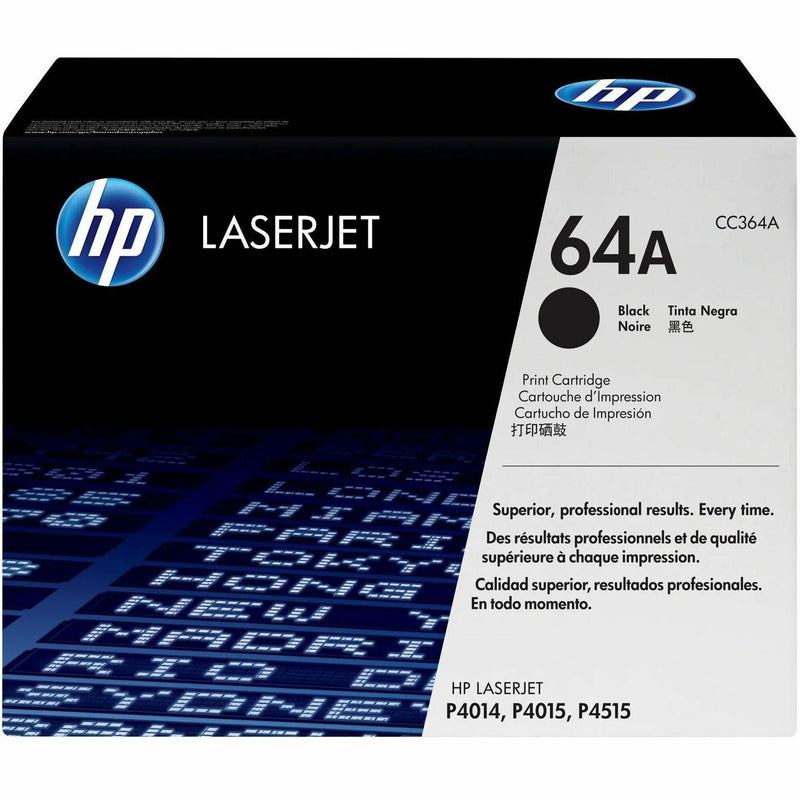 HP 64A (CC364A) Original Laser Toner Cartridge - Single Pack - Black - 1 Each - 2000
