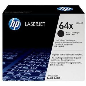 HP 64X (CC364X) Original Laser Toner Cartridge - Single Pack - Black - 1 Each - Large