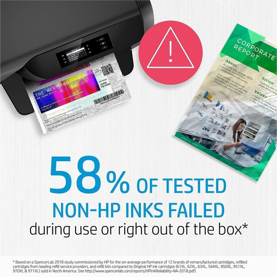 HP 65 (N9K02AN) Original Inkjet Ink Cartridge - Black - 1 Each - Alternate-Image13