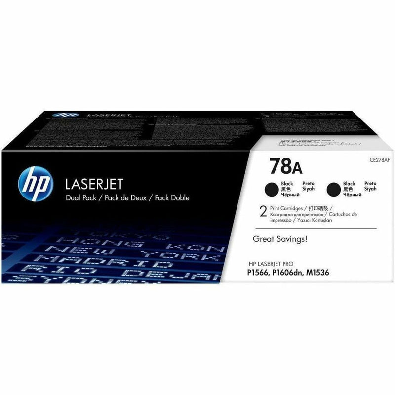 HP 78A Original Laser Toner Cartridge - Black - 1 Carton - 1100