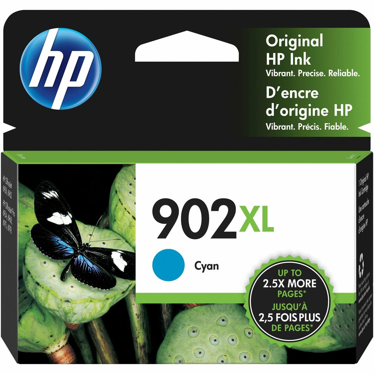 HP 902XL Original High Yield Inkjet Ink Cartridge - Cyan - 1 Each - 2000