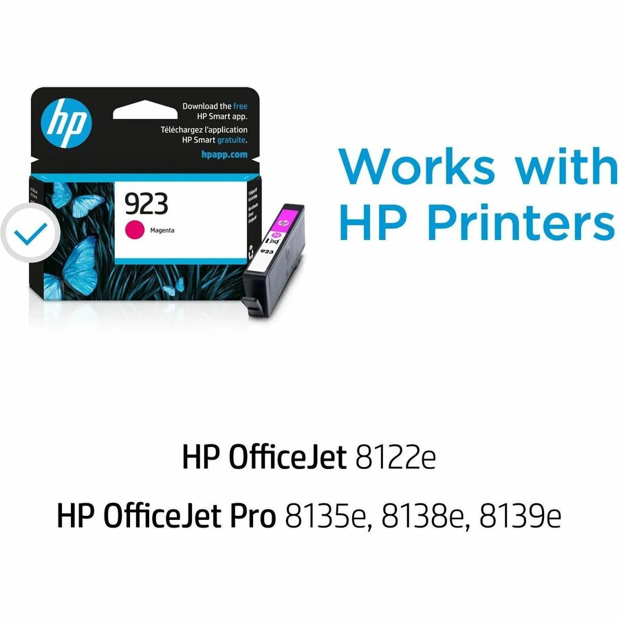 HP 923 Original Inkjet Ink Cartridge - Magenta - 1 Each - Alternate-Image2