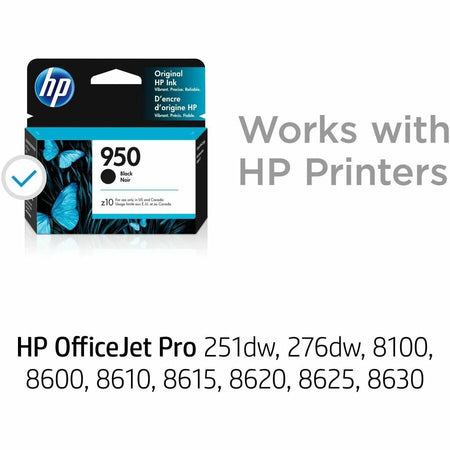 HP 950 (CN049AN) Original Standard Yield Inkjet Ink Cartridge - Black - 1 Each - Alternate-Image1
