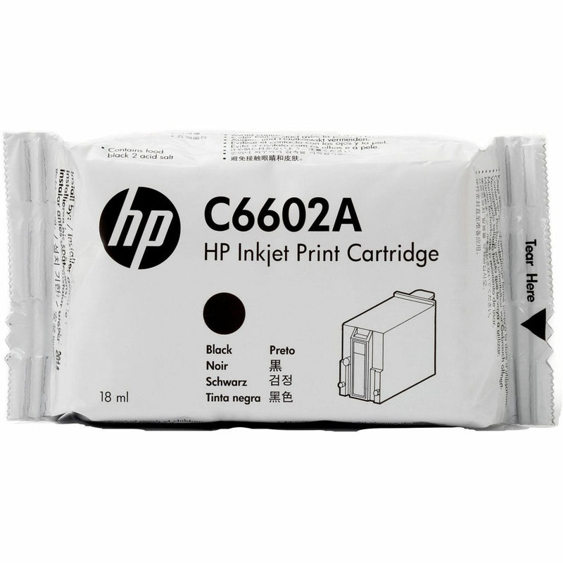 HP (C6602A) Original High Yield Inkjet Ink Cartridge - Black - 1 Each - 2000