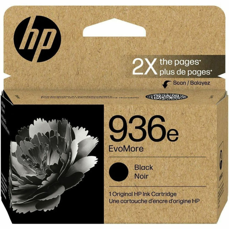 HP EvoMore 936e Original High Yield Inkjet Ink Cartridge - Black - 1 Each - 1100