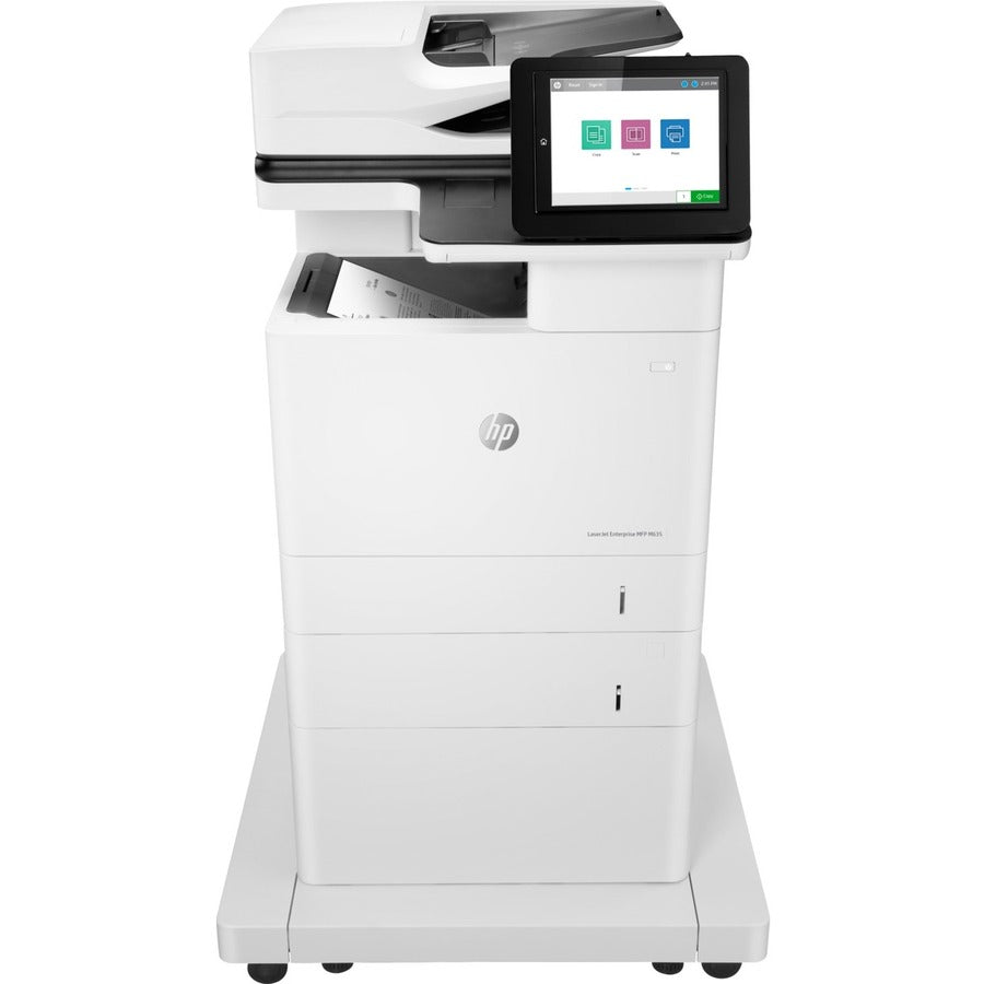 HP LaserJet Enterprise M635fht Laser Multifunction Printer - Monochrome - Front