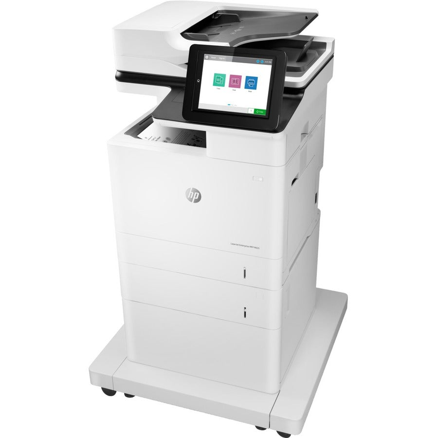 HP LaserJet Enterprise M635fht Laser Multifunction Printer - Monochrome - Left