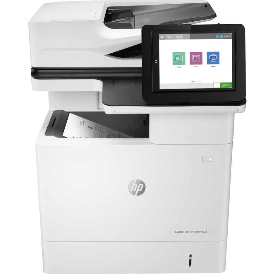 HP LaserJet Enterprise M635h Laser Multifunction Printer - Monochrome - Front