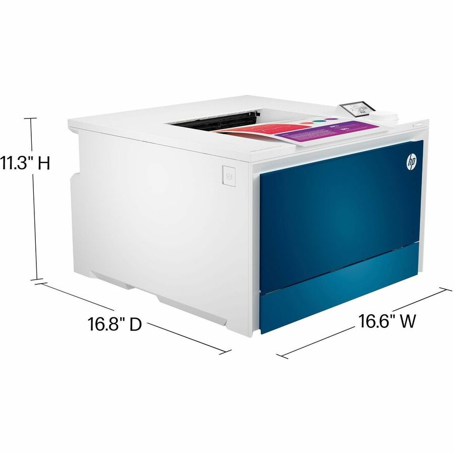 HP LaserJet Pro 4200 4201dn Desktop Wired Laser Printer - Color - Alternate-Image2