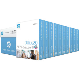 HP Office20 Paper - White - 92 Brightness - Letter - 8 1/2’’ x 11’’ - 20 lb Basis Weight - Copy & Printer