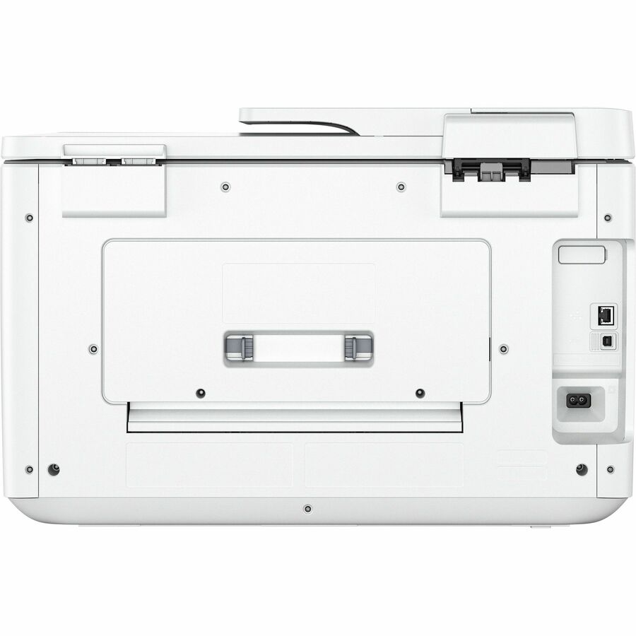 HP Officejet Pro 9730e Wired & Wireless Inkjet Multifunction Printer - Color - Rear