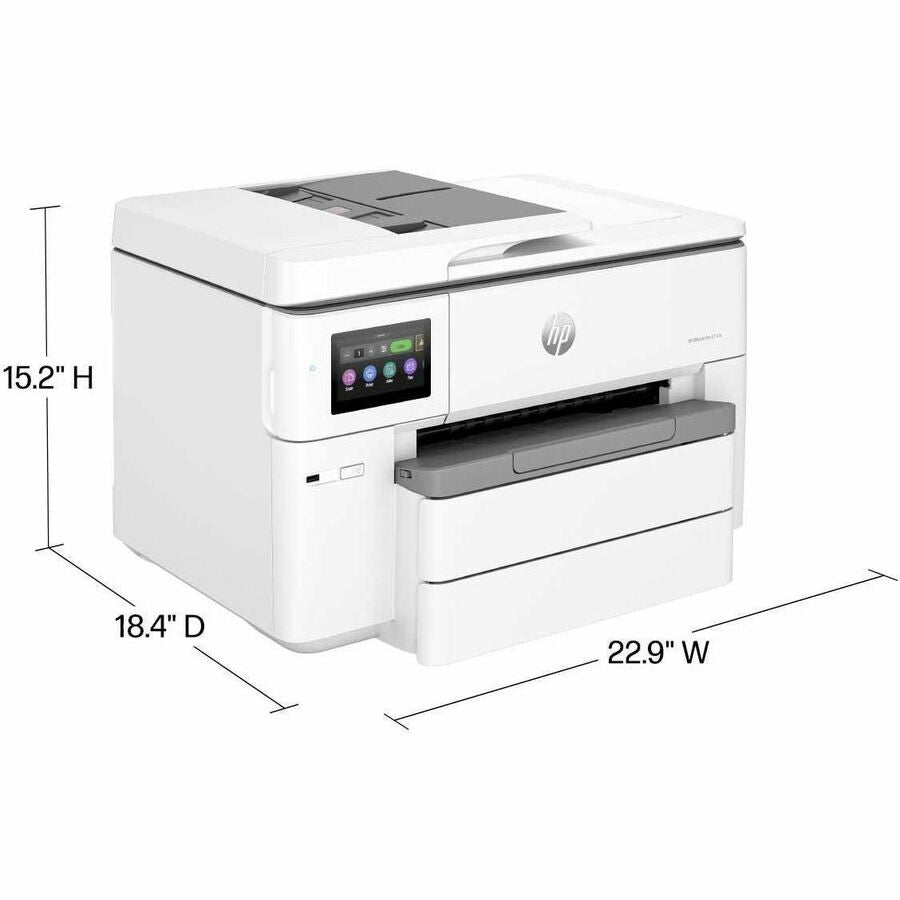 HP Officejet Pro 9730e Wired & Wireless Inkjet Multifunction Printer - Color - Alternate-Image5