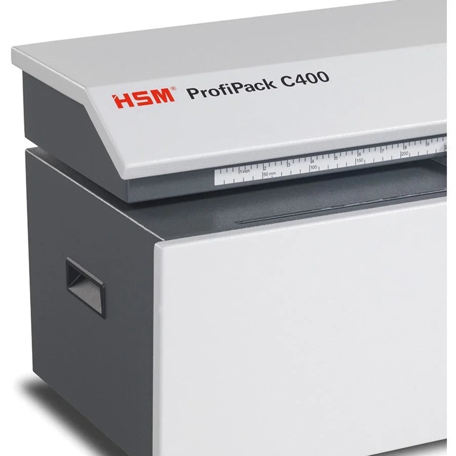 HSM ProfiPack C400 Cardboard Shredder - 16.34’’ Throat - Gray - Mailroom Equipment & Supplies