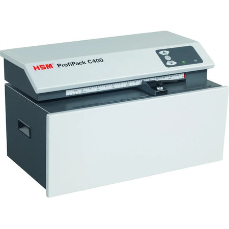 HSM ProfiPack C400 Cardboard Shredder - 16.34’’ Throat - Gray - Mailroom Equipment & Supplies