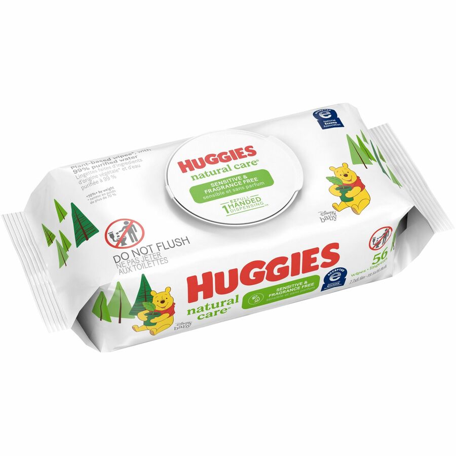 Huggies Natural Care Sensitive Baby Wipes - Left