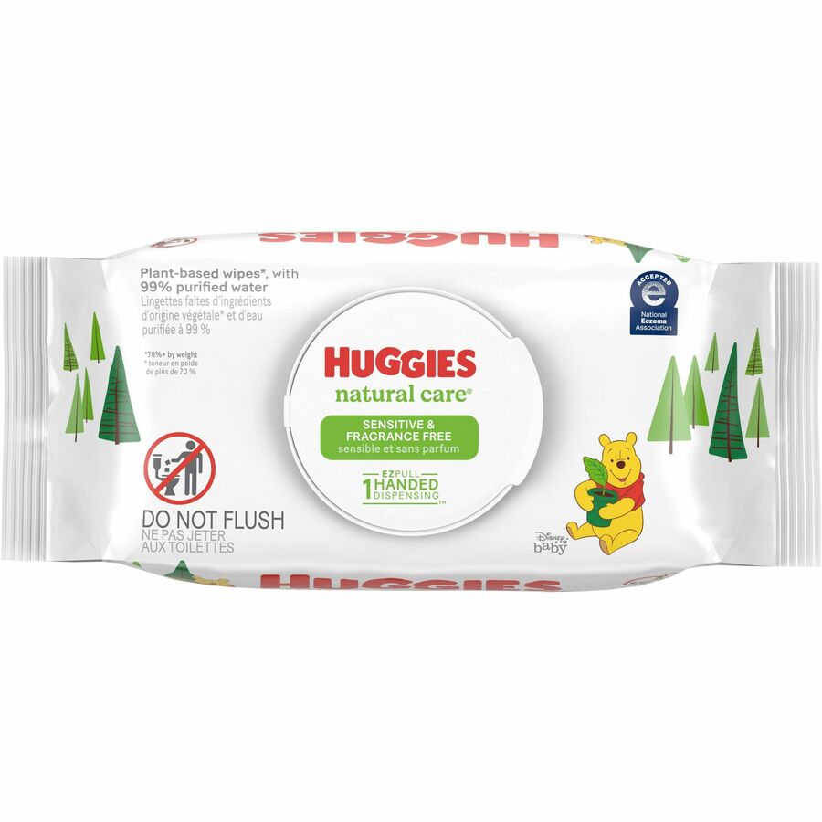 Huggies Natural Care Sensitive Baby Wipes - Top