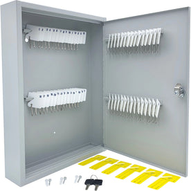 Huron Heavy-duty Key Cabinet: Keyhole Slot Durable Steel - Boxes & Storage