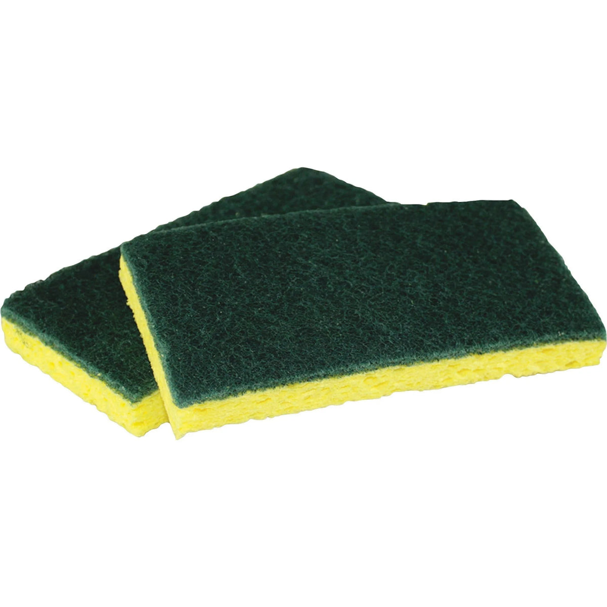 Impact Cellulose Scrubber Sponge - Heavy-Duty Cleaning Sponges - 5/Pack 8/Carton - Pads & Wipers